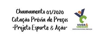 Cotação de preços – Esporte & Ação